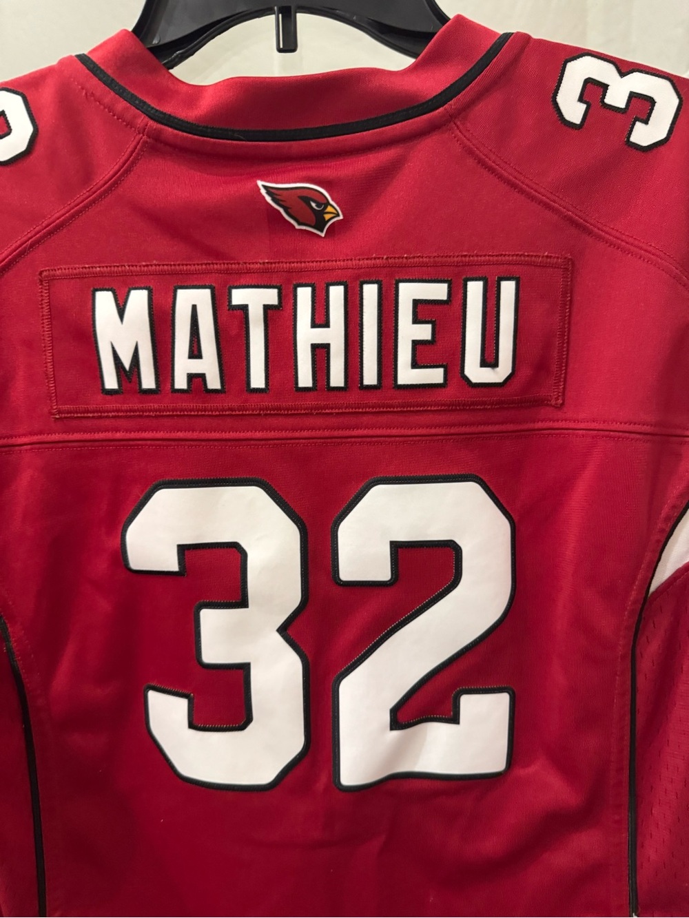 Arizona Cardinals #32 Mathieu Red Football Jersey - Picture 4 of 6